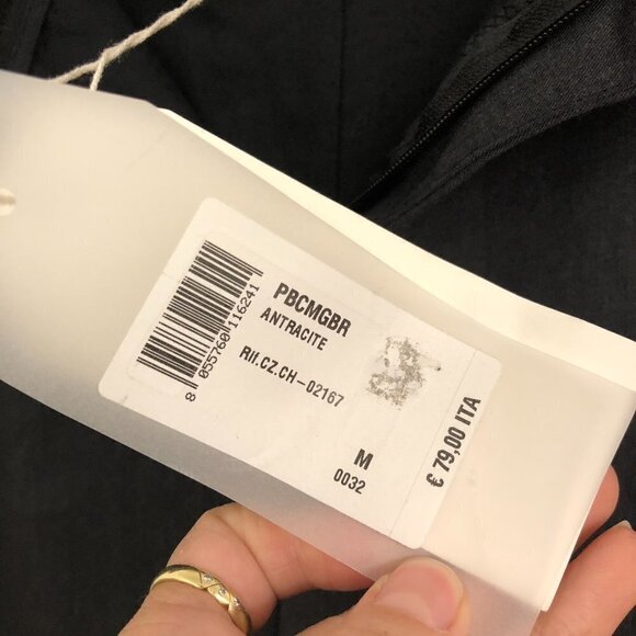 Dixie NWT Made in Italy High Waist Grey Wide Leg Pants Trousers Sz M - Picture 9 of 9